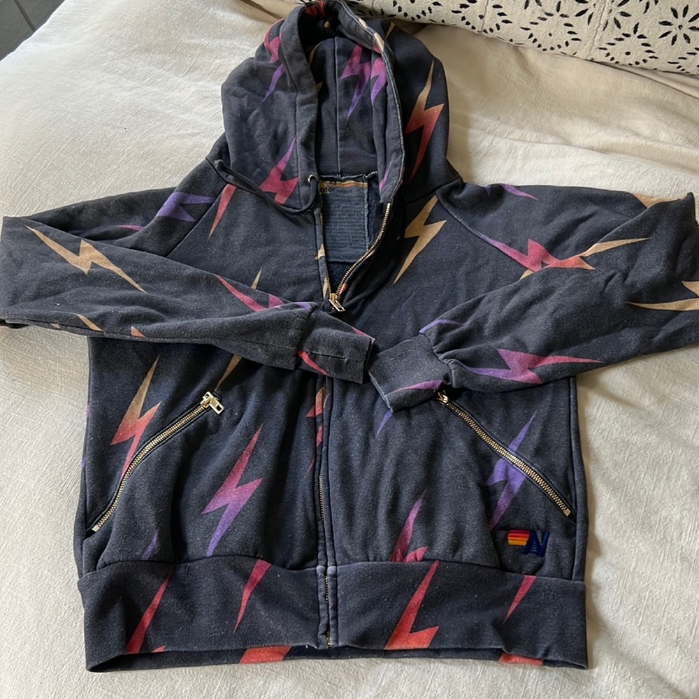 Aviator Nation Lighting Bolt Sweater